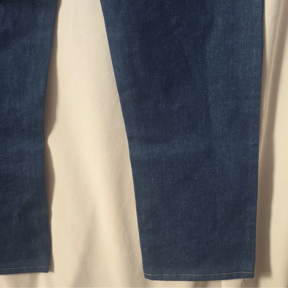 NWOT Y2K Wrangler Cowboy Cut Men's Dark Wash Blue Denim Straight Leg Jeans